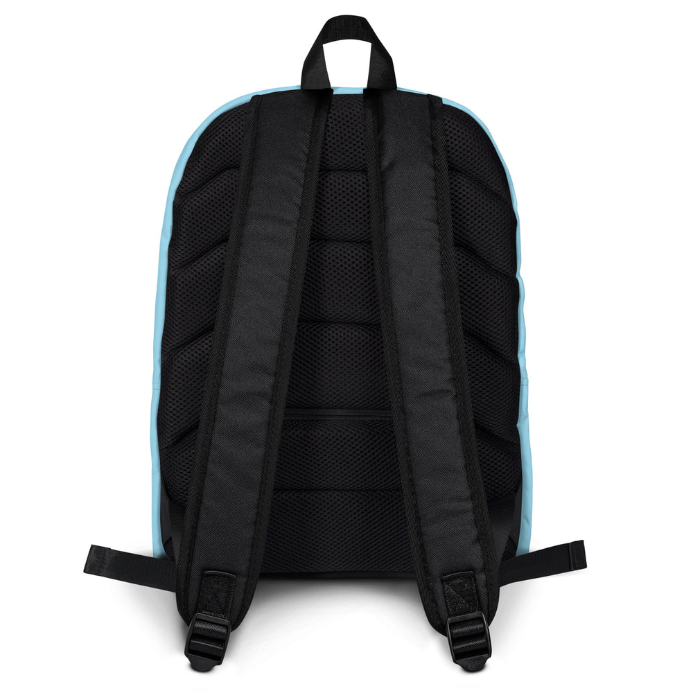 White back all-over print backpack