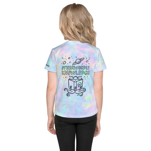 Kids' white back crew neck t-shirt Otherworldly Knowledge