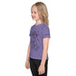 Kids white crew neck t-shirt with alien print