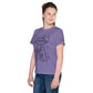 Youth crew neck t-shirt with UFO design on girl