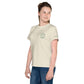 Youth crew neck t-shirt (white) on girl