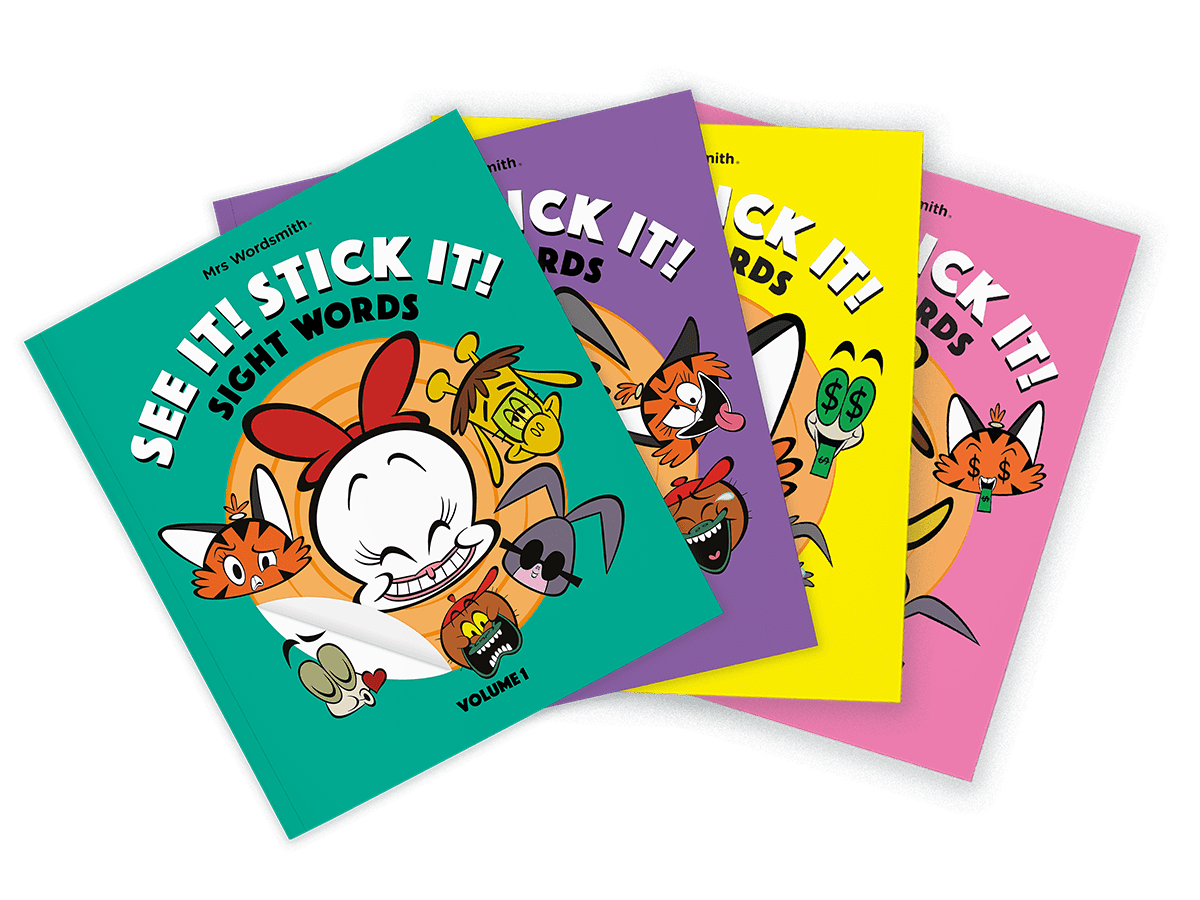 See It! Stick It! Sight Words book covers