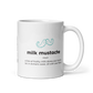 White glossy mug