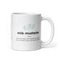 White glossy mug testing