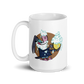 White glossy mug testing