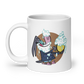 White glossy mug testing